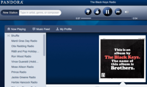 For people who like to listen to music on the go, music streaming sites such as Pandora are a dream come true.