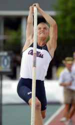 Sam Kendricks  photo by Joshua McCoy / Ole Miss Sports 