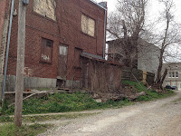 An alley today in Memphis' Pinch District