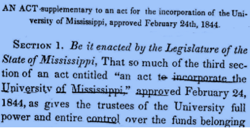 Ole Miss Notes from the Past: The 1840’s Before Opening the University, Part I Screen Shot 2013-06-17 at 2.38.10 PM