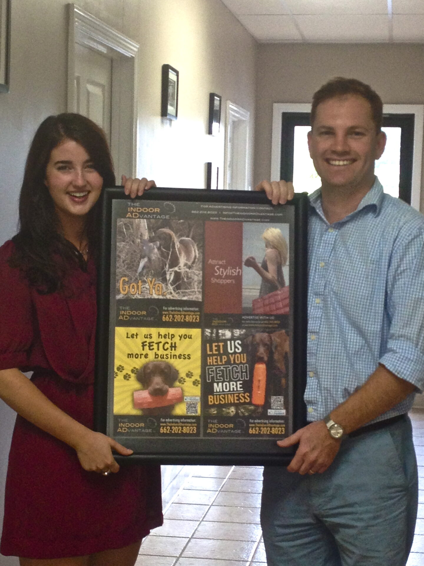 Valerie Presley and Jordan Bankhead of Indoor Advantage. Photo by Indoor Advantage