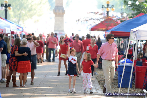 Gameday Info on Shuttles and Move for Saturday When Rebels Take on Central AR