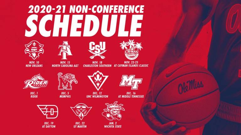 Ole Miss Men’s Hoops Releases Non-Conference Slate