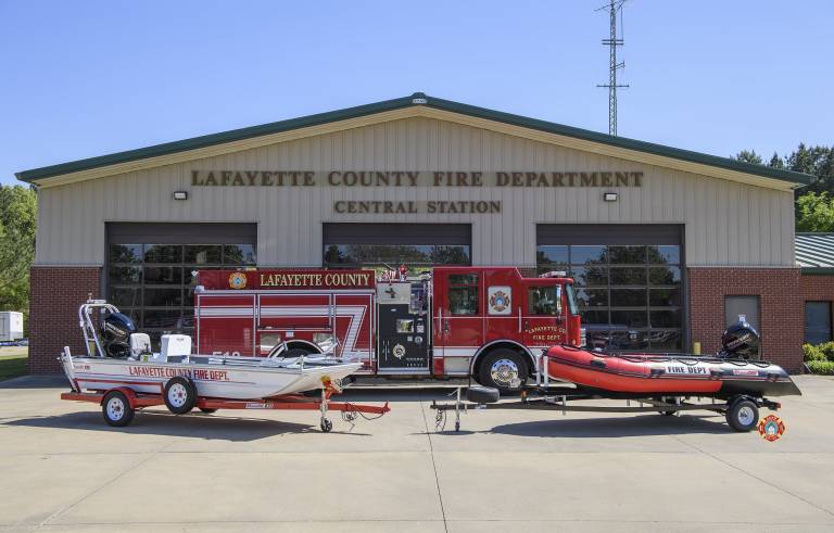 Citizens Donate $43K to Lafayette County Fire for New Rescue Boats