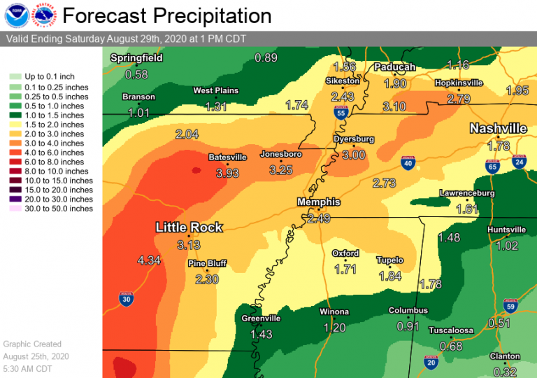 Laura Will Bring Rain, Winds to Lafayette County Later This Week