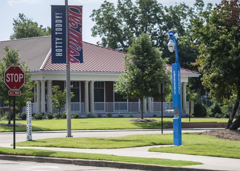 New Blue Light Stations Strengthen Campus Safety