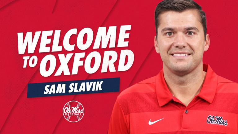 Ole Miss Baseball Adds Sam Slavik to Staff