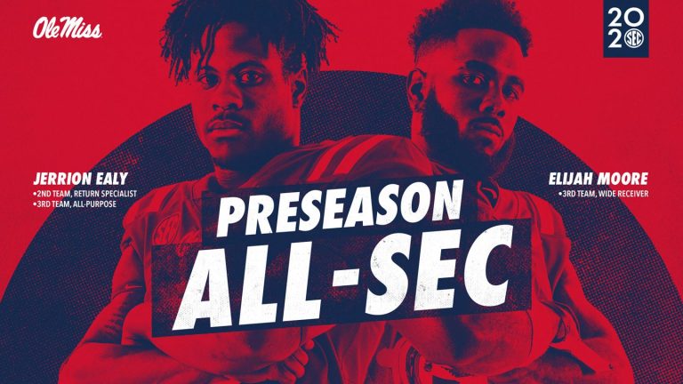 Ole Miss Football Places Two on Media Preseason All-SEC Team