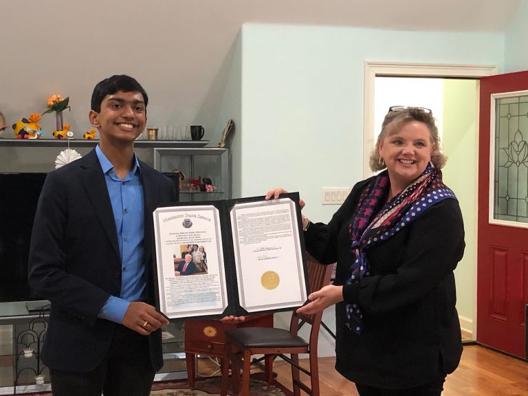 Oxford Teen Recognized by State Senate