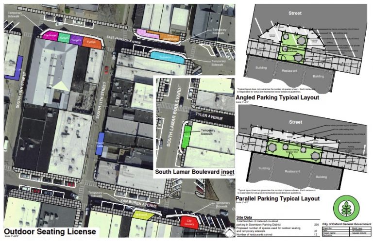 Map Released for Downtown Outdoor Dining Areas