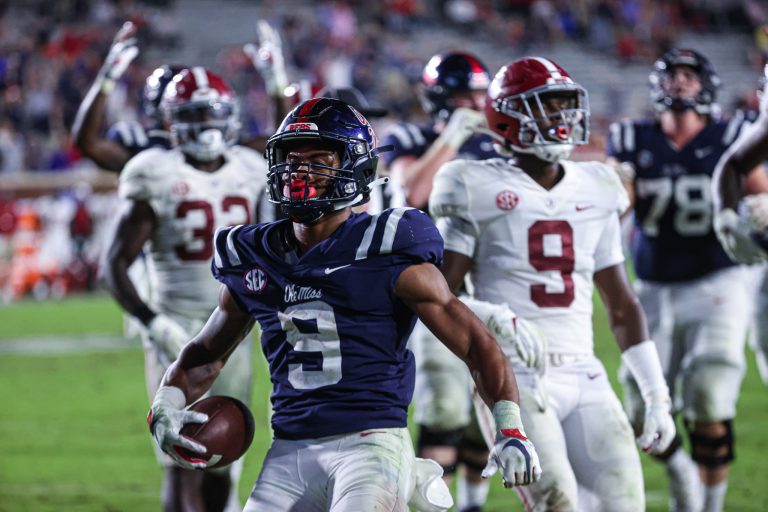 Ole Miss Running Back Jerrion Ealy Thrived in Alabama Game