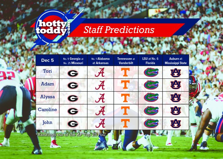 HottyToddy Staff Picks- Week 12