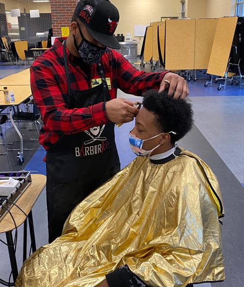 Local Barber Provides Free Cuts to OHS Students
