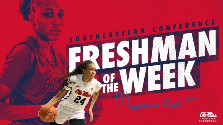 Ole Miss’ Madison Scott Repeats as SEC Freshman of the Week