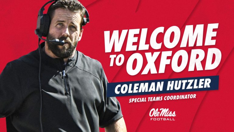 Ole Miss Hires Coleman Hutzler as Special Teams Coordinator