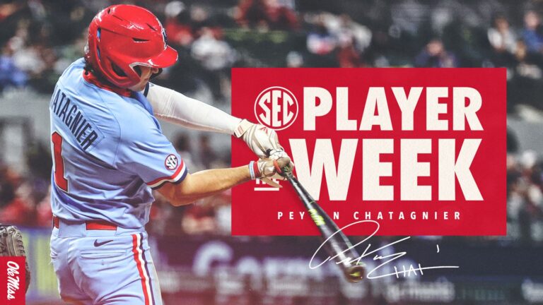 Chatagnier Named SEC Co-Player of the Week