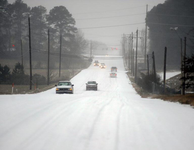 Most Mississippi Counties  Reporting Icy Roads