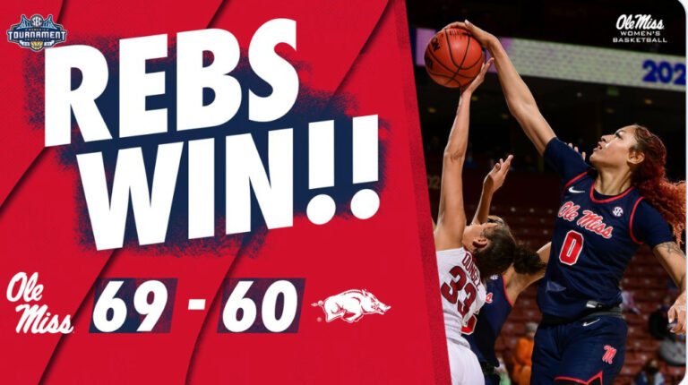 Ole Miss Advances to the Quarterfinals After 69-60 Win Over No. 13 Arkansas