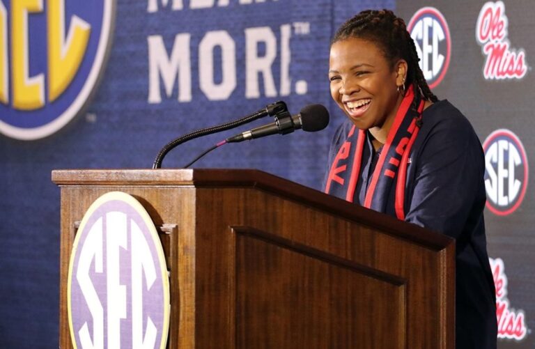 Ole Miss Head Women’s Basketball Coach Yolett McPhee-McCuin Honored with the 2023 Toastmasters Golden Gavel Award