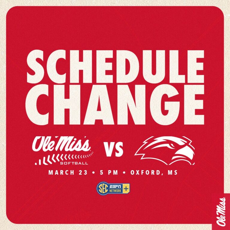 Ole Miss Softball Hosts Southern Miss
