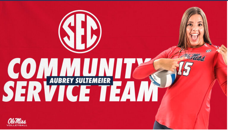 Sultemeier Named to the SEC Volleyball Community Service Team