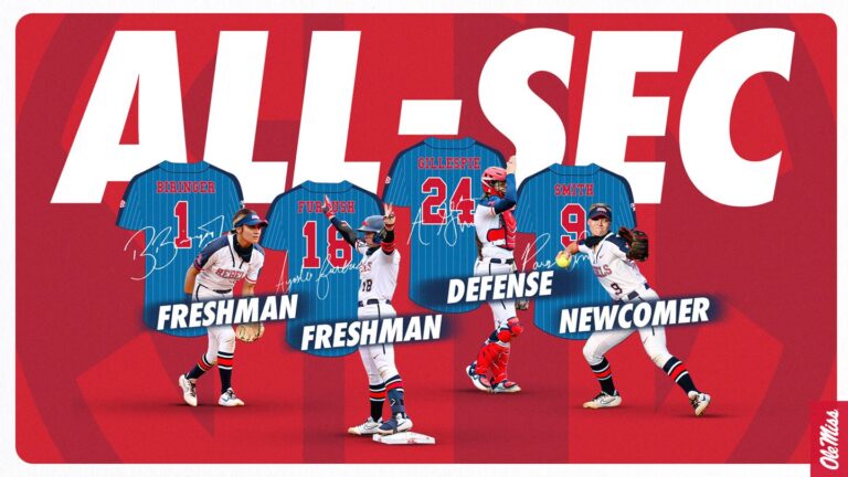 Four Rebels Earn All-SEC Honors