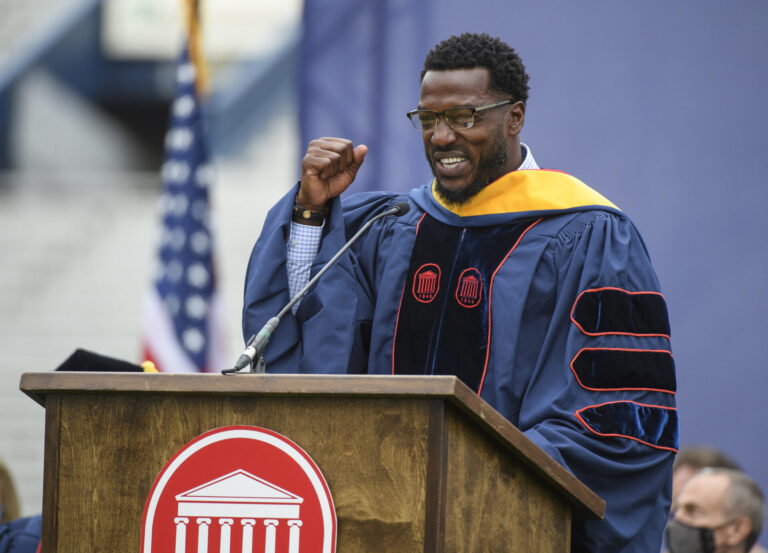 NFL Legend Patrick Willis Helps Fulfil Promise to 2020 UM Graduates