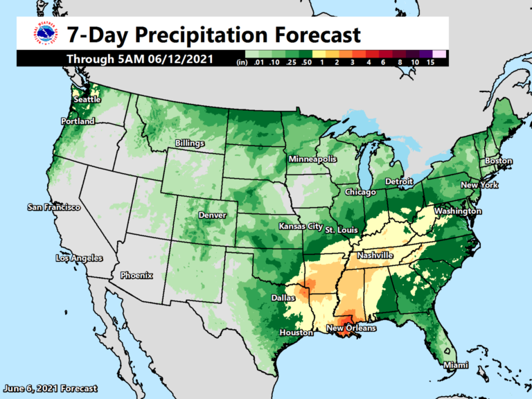 More Rain Expected for Most of the Week in Lafayette County