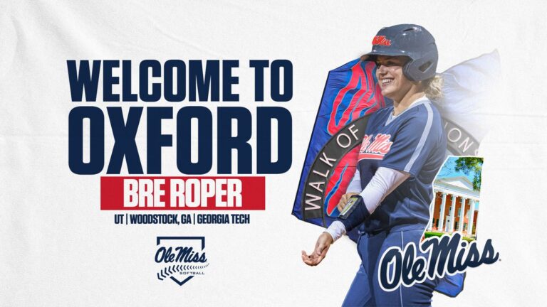 Ole Miss Softball Signs Bre Roper