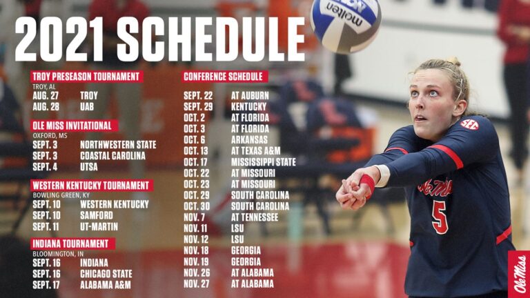 Ole Miss Volleyball Announces 2021 Schedule
