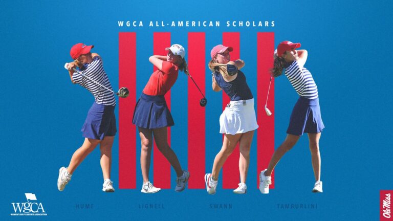 Ole Miss Women’s Golf had Four Members Honored WGCA All-American Scholars