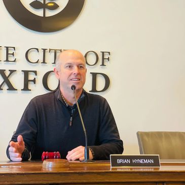 First-term Oxford Alderman Brian Hyneman Settles in to Role