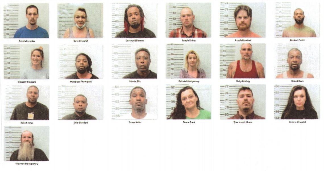 Sheriff's Department Nets 19 Arrests On Various Drug Charges 