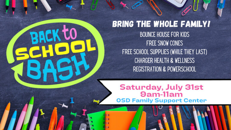 OSD to Hold Back-to-School Bash Saturday