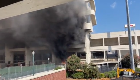 Transformer Ignites Fire at Vaught-Hemingway Stadium