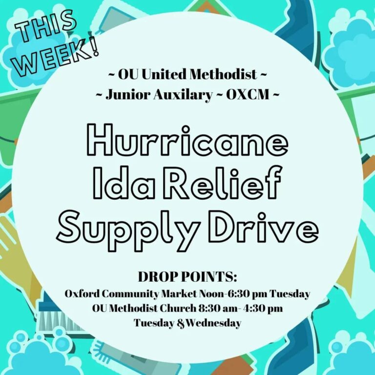 Joint Collection Effort This Week for Those Affected by Hurricane Ida