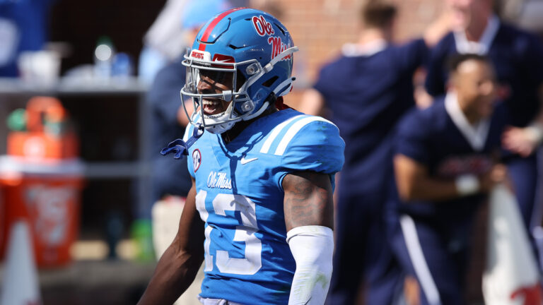 Ole Miss’ Braylon Sanders Declares for the 2022 NFL Draft