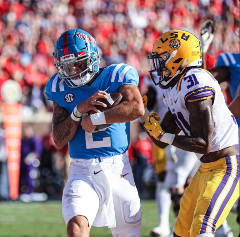 No. 12 Ole Miss Defeats LSU 31-17
