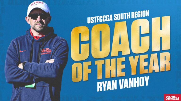 Ryan Vanhoy Named USTFCCCA Men’s and Women’s South Region Coach of the Year