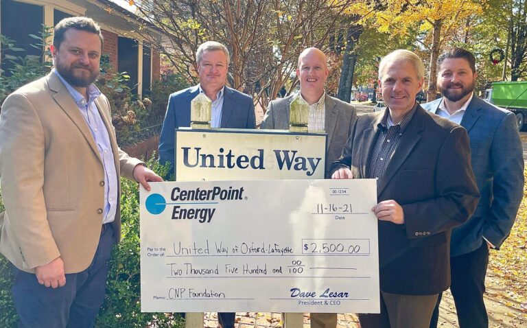 CenterPoint Donates $2,500 Grant to UW for Early Childhood Education