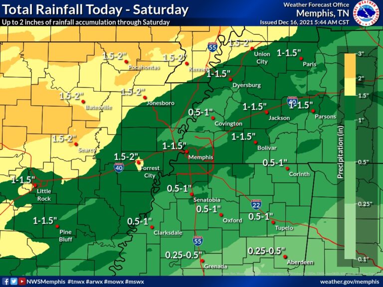 Rain, Storms Today-Saturday Will Bring in Colder Temperatures