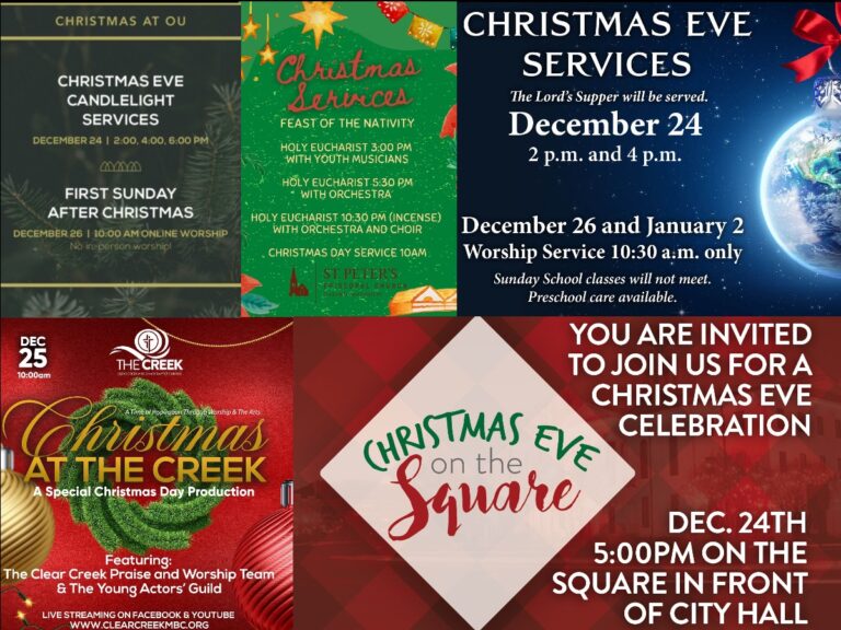 Oxford Churches Offer Variety of Christmas Eve, Day Services