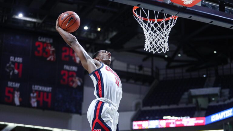 Shorthanded Ole Miss Men’s Basketball Grits Out Victory Over Georgia, 85-68
