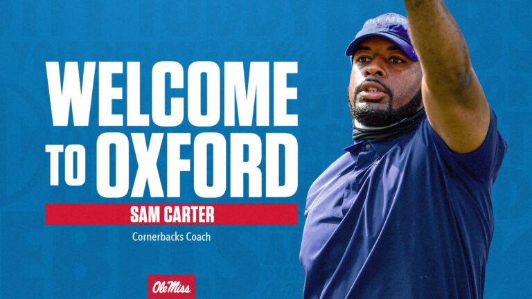 Ole Miss Football Hires Sam Carter as Cornerbacks Coach