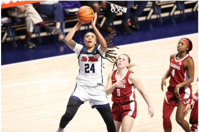 Ole Miss Women’s Basketball Defeats Arkansas in the SJB Pavilion