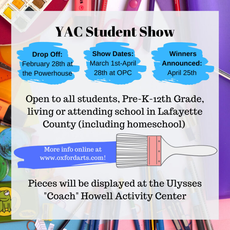 YAC Student Art Show to Highlight Children’s Work