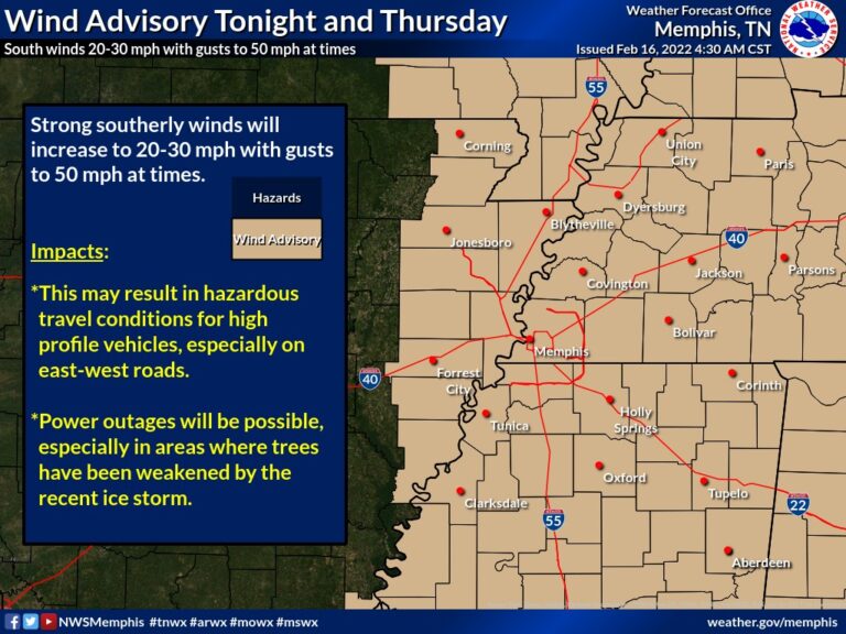 High Winds, Storms Possible Tonight Through Thursday Night