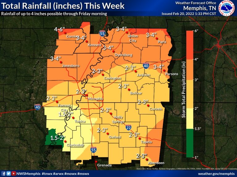 Rain, Rain Won’t Go Away, At Least Until Friday