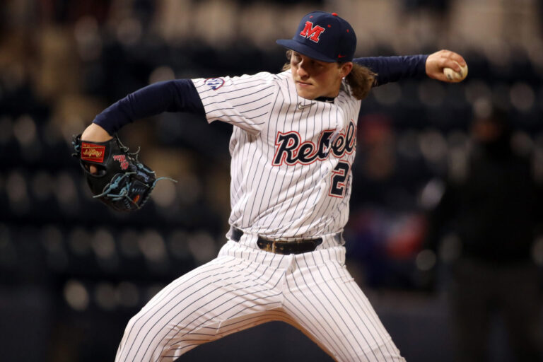 No. 2 Ole Miss Drops Pitchers Duel 1-0 in Extra Innings