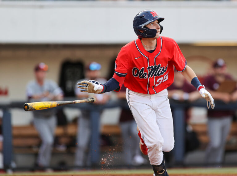Ole Miss Baseball Pulls 4-2 Game One Upset Over No. 4 Arkansas 